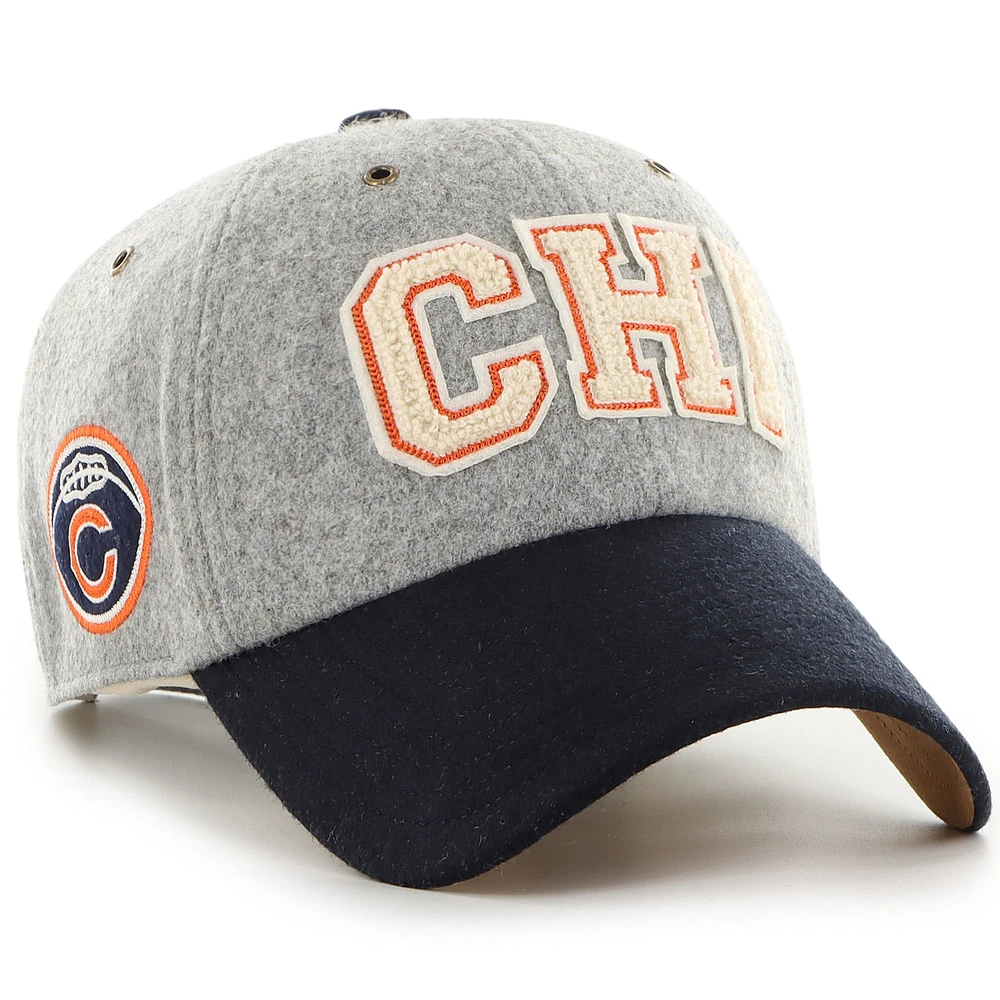 Unisex Stoney Clover Lane x '47 Gray/Navy Chicago Bears Block Clean Up Adjustable Hat