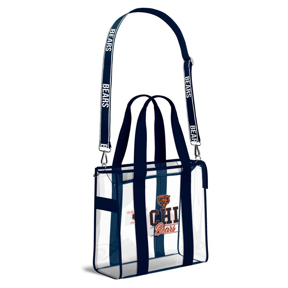 Sac fourre-tout WEAR by Erin Andrews Chicago Bears Stadium avec bordure aux couleurs de l'équipe