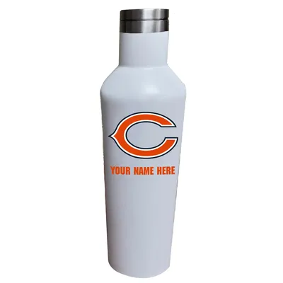 Chicago Bears 17oz. Personalized Infinity Stainless Steel Water Bottle - White