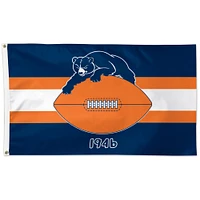 WinCraft Chicago Bears Drapeau unilatéral avec logo historique 3 pi x 5 pi