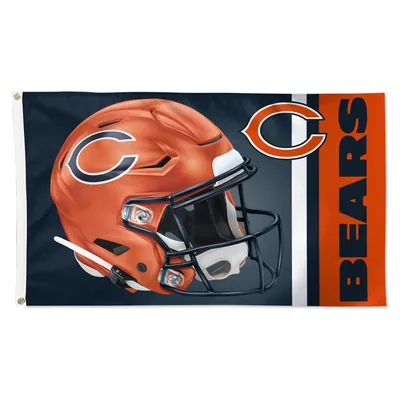 WinCraft Chicago Bears Alternate Casque Simple Face 3' x 5' Deluxe - Drapeau