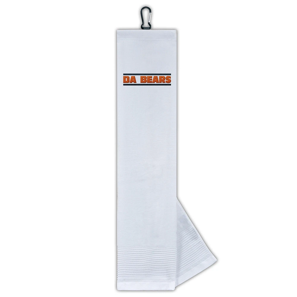 WinCraft Chicago Bears Face/Club Tri-Fold Golf Towel