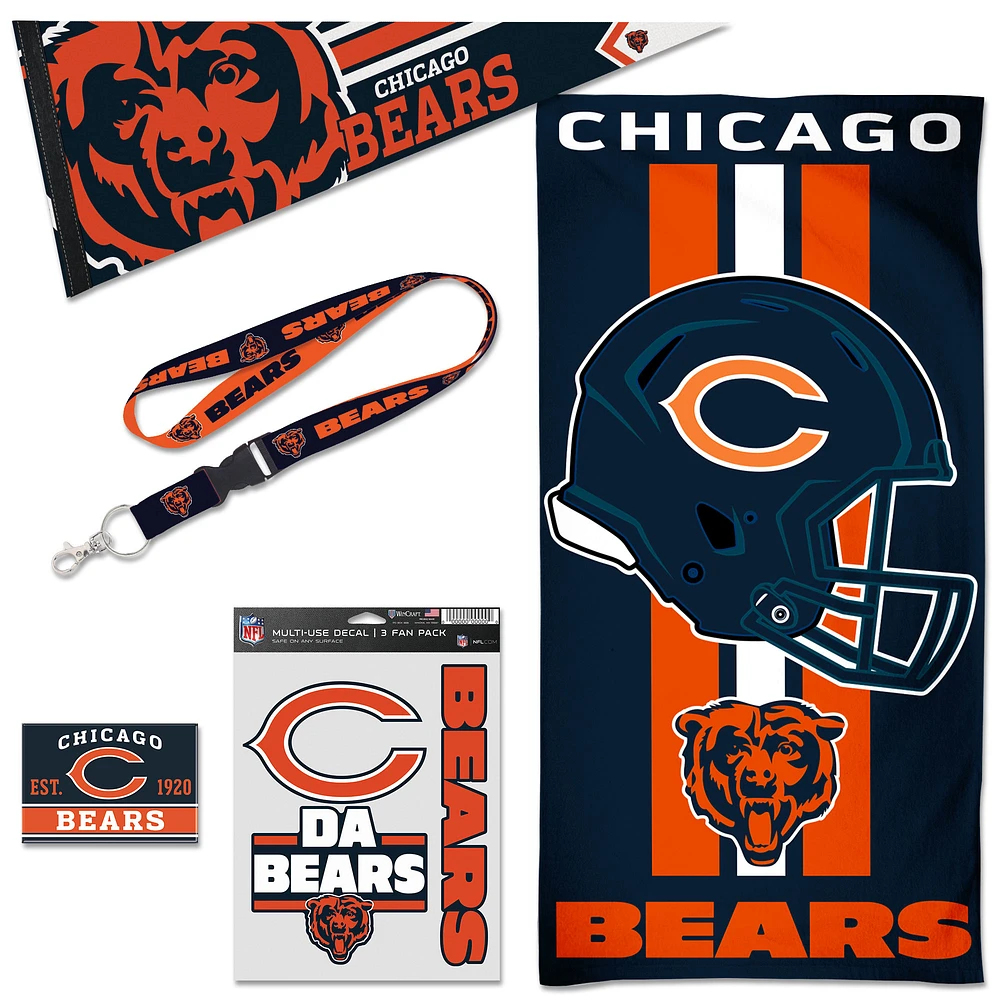 Pack d'accessoires pour ventilateur WinCraft Chicago Bears House