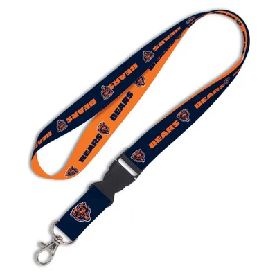 Chicago Bears WinCraft Reversible Lanyard with Detachable Buckle - Orange