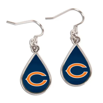 Chicago Bears WinCraft Tear Drop Dangle Earrings