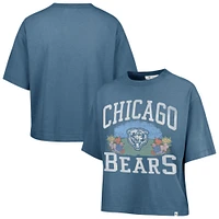 T-shirt court Florentina Montauk '47 Mineral Blue pour femme des Chicago Bears