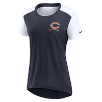 Women's Nike  Navy Chicago Bears Performance Fashion T-Shirt