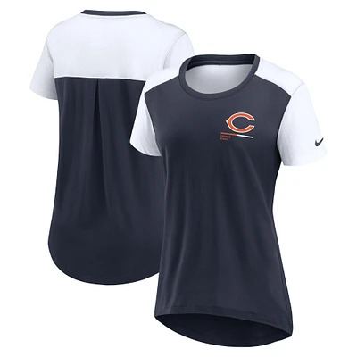 Women's Nike  Navy Chicago Bears Performance Fashion T-Shirt