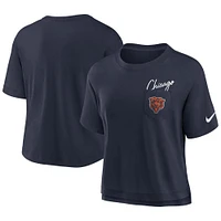Women's Nike  Navy Chicago Bears Performance Pocket T-Shirt