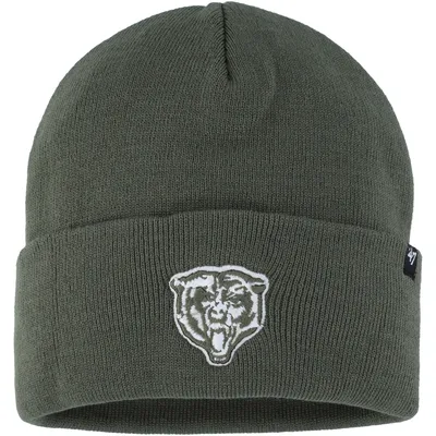 Bonnet en tricot à revers Haymaker Chicago Bears '47 vert pour femme