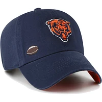 Women's '47 Navy Chicago Bears Confetti Icon Clean Up Adjustable Hat