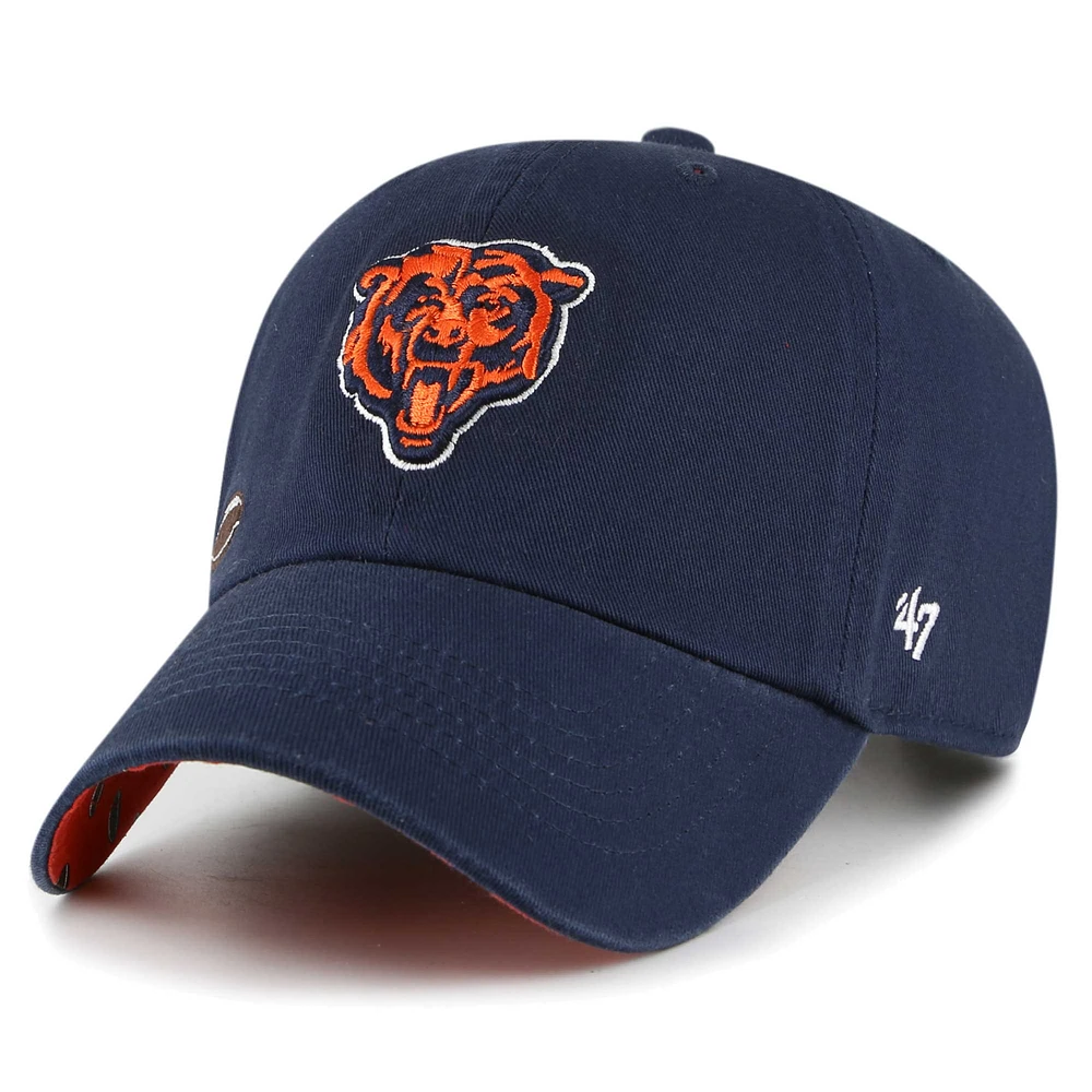 Casquette réglable '47 Chicago Bears Confetti Icon Clean Up pour femmes