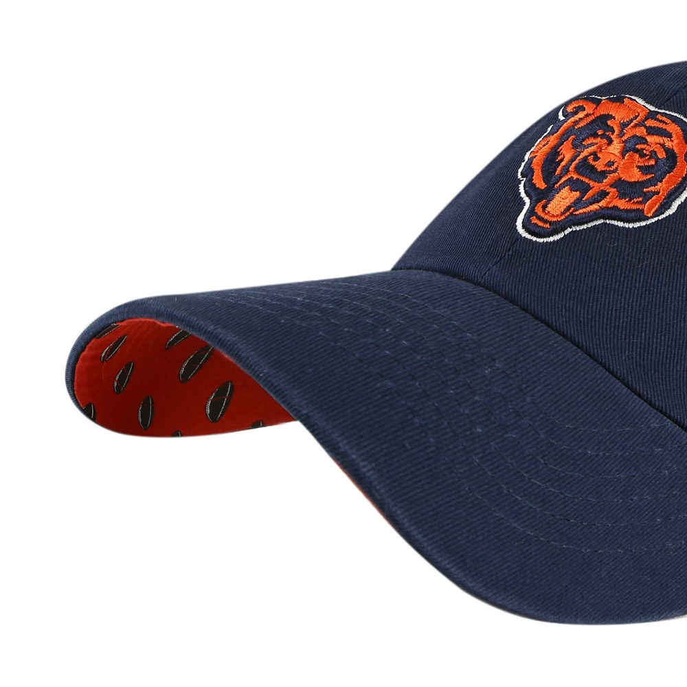 Casquette réglable '47 Chicago Bears Confetti Icon Clean Up pour femmes