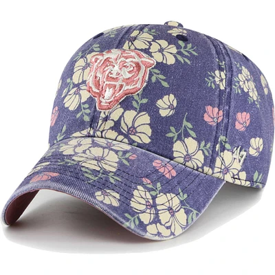 Casquette réglable '47 Chicago Bears Primrose Clean Up bleu marine pour femme