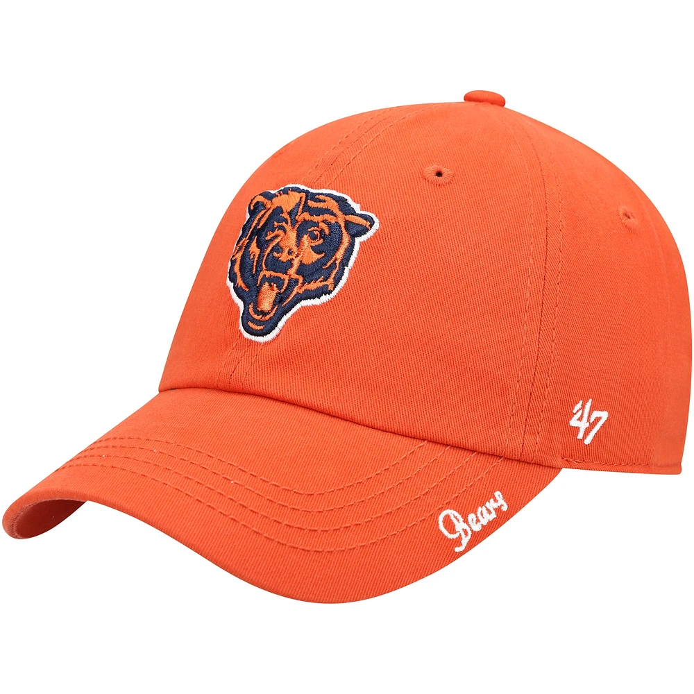 Women's '47 Orange Chicago Bears Miata Clean Up Secondary Adjustable Hat