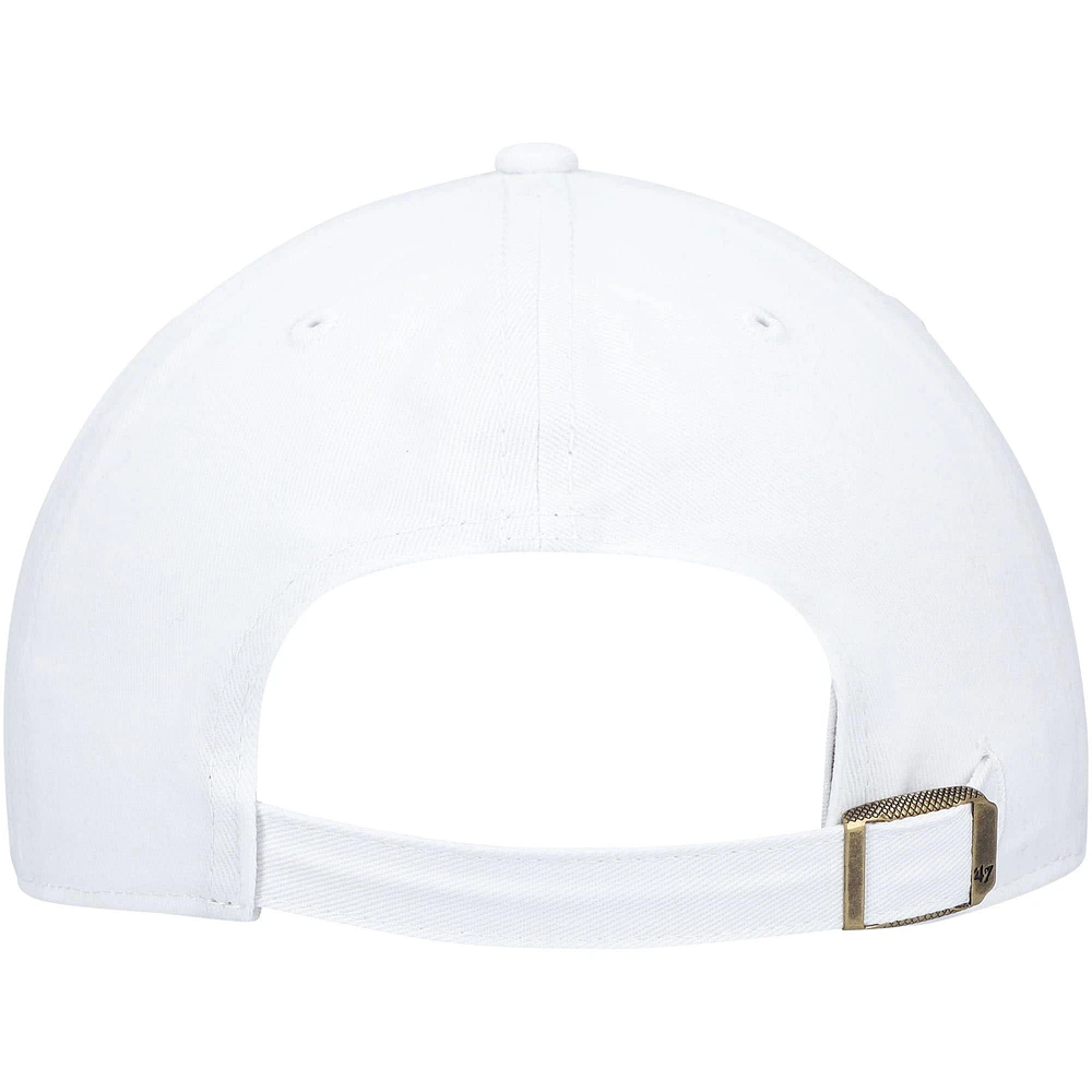 Women's '47 White Chicago Bears Miata Clean Up Logo Adjustable Hat