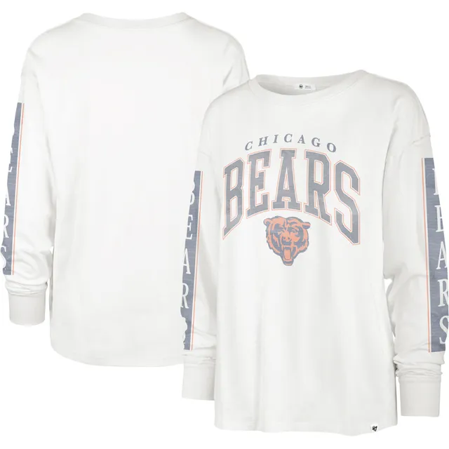 Women's '47 White Chicago Bears Frankie T-Shirt Size: Large