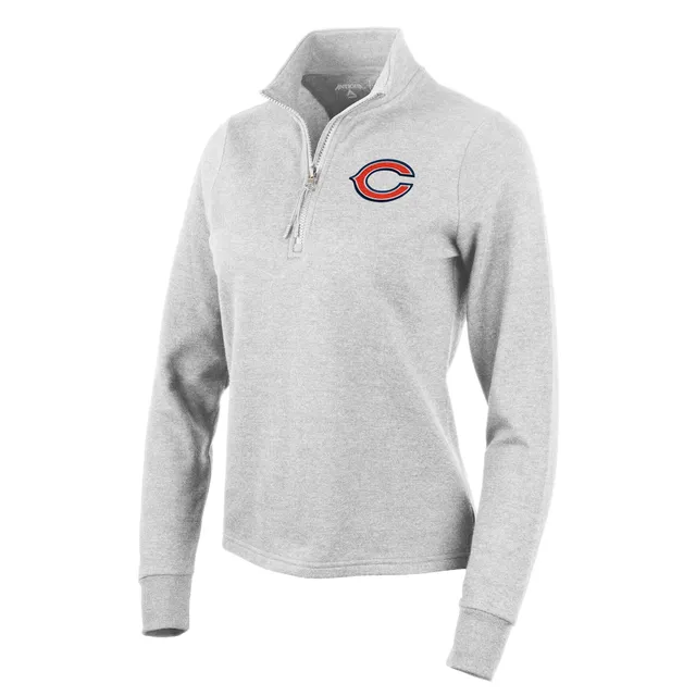 Lids Chicago Bears Antigua Victory Full-Zip Hoodie - Heather Gray