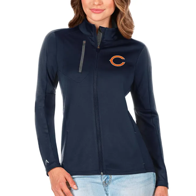 Antigua Apparel / Women's Chicago Bears Navy Revolve Full-Zip