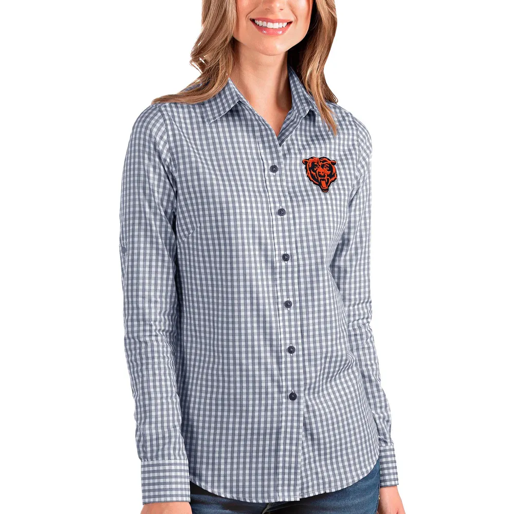 Los Angeles Rams NFL Women's Wordmark Long Sleeve Flannel Shirt