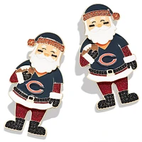 Boucles d'oreilles Père Noël BaubleBar Chicago Bears femme