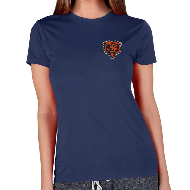 Women's Certo Navy Chicago Bears Cropped T-Shirt Size: Extra Small