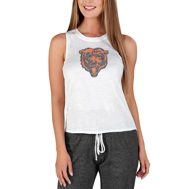 Women's Concepts Sport White Chicago Cubs Gable Knit T-Shirt Size: Medium