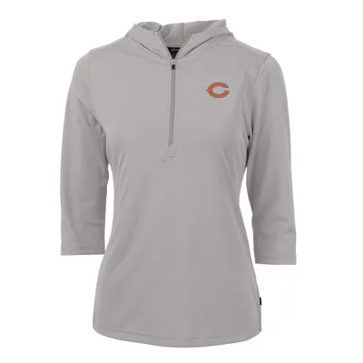 Chicago Bears DKNY Sport Women's Bobbi Color Blocked Pullover Hoodie -  White/Black