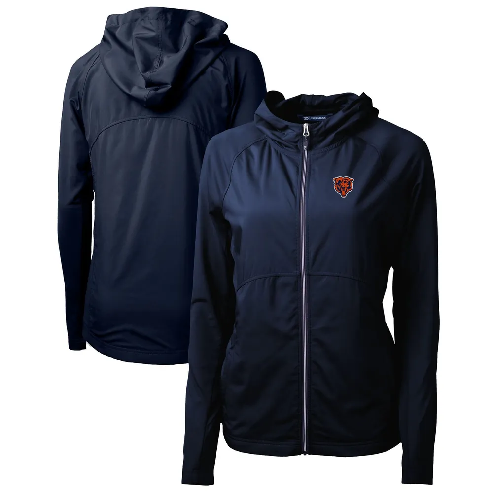 Lids Chicago Bears Cutter & Buck Women's Throwback Logo Adapt Eco Knit  Hybrid Recycled Full-Zip Hoodie - Navy