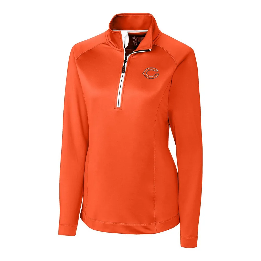 Lids Chicago Bears Cutter & Buck Women's Jackson Half-Zip Overknit Pullover  Jacket - Orange