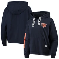 Sweat à capuche DKNY Sport pour femmes, Chicago Bears Staci, bleu marine