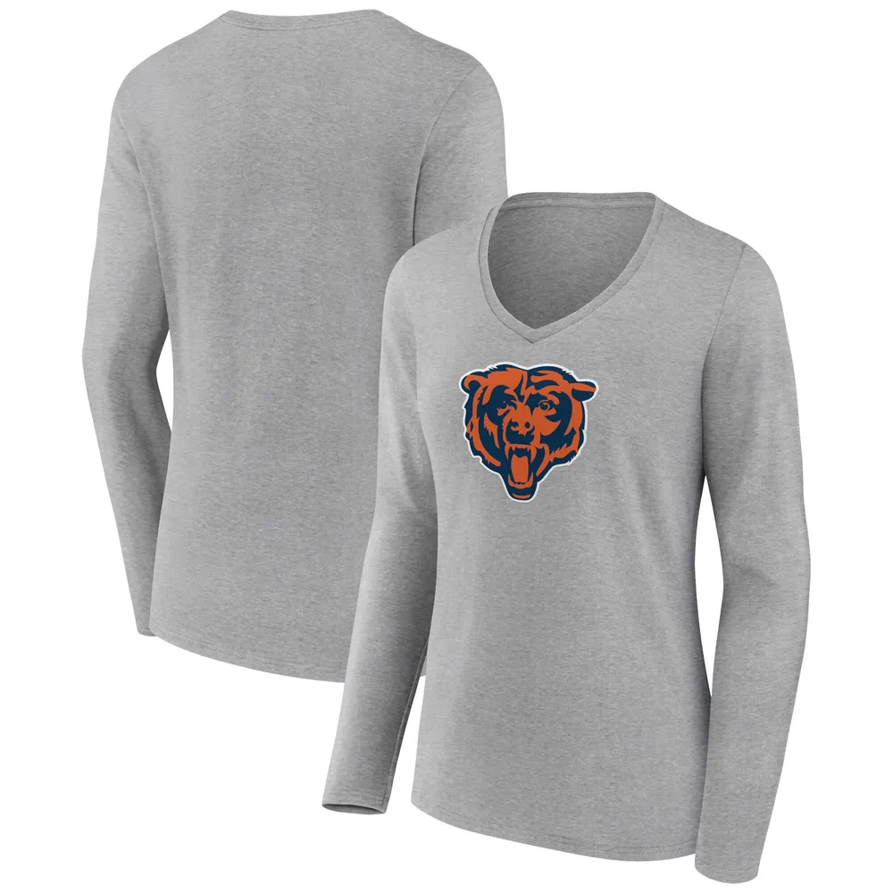 Women's Fanatics Branded Navy Chicago Bears Primary Play V-Neck T