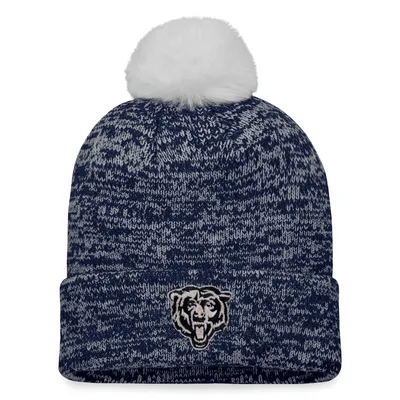 Chicago Bears Fanatics Branded Women's Iconic Cuffed Knit Hat with Pom - Navy