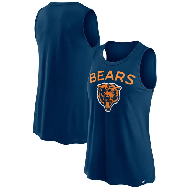 Chicago Bears Cuce Women's Sequin Cropped Tank Top - White