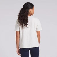 T-shirt boxy flammé Fanatics crème pour femme, motif Chicago Bears, Trick Play