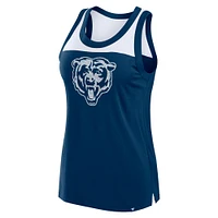 Women's Fanatics Navy Chicago Bears Sequin Tank Top