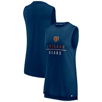 Women's Fanatics Navy Chicago Bears True Contender - Tank Top