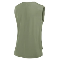 Débardeur Fanatics Olive Chicago Bears Studio Embrace pour femme