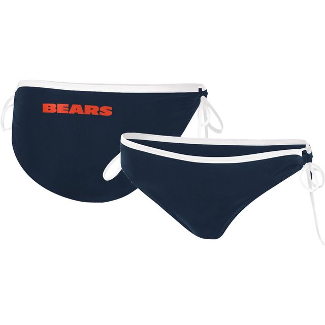 Maillot de bain pour femme G-III 4Her by Carl Banks Black Chicago Bears Logo Perfect Match - Bas bikini