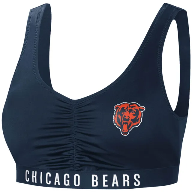 Women's G-III 4Her by Carl Banks White/Navy Chicago Bears Fashion Illustration T-Shirt Size: Large