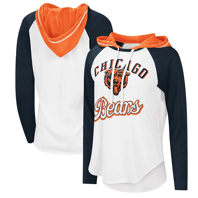 Chicago Bears Nike Dri-Fit Cotton Long Sleeve Raglan T-Shirt - Mens