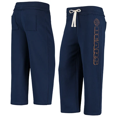 Pantalon court Junk Food bleu marine Chicago Bears pour femmes