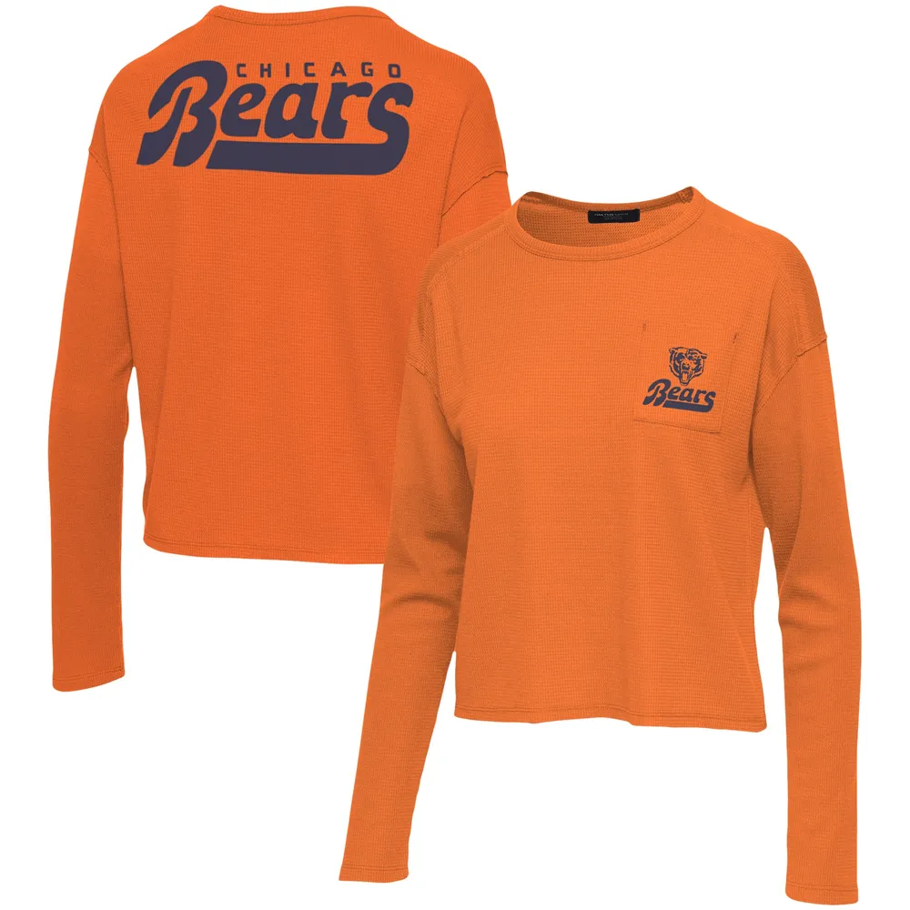 Lids Chicago Bears Junk Food Women's Pocket Thermal Long Sleeve T-Shirt -  Orange