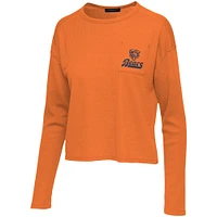 Women's Junk Food Orange Chicago Bears Pocket Thermal Long Sleeve T-Shirt