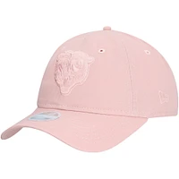 Casquette ajustable Main 9TWENTY rose clair des Chicago Bears de New Era pour femme