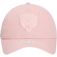 Casquette ajustable Main 9TWENTY rose clair des Chicago Bears de New Era pour femme