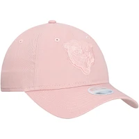 Casquette ajustable Main 9TWENTY rose clair des Chicago Bears de New Era pour femme