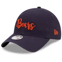 Lids Chicago Bears New Era Women's Collegiate 9TWENTY Adjustable Hat - Navy