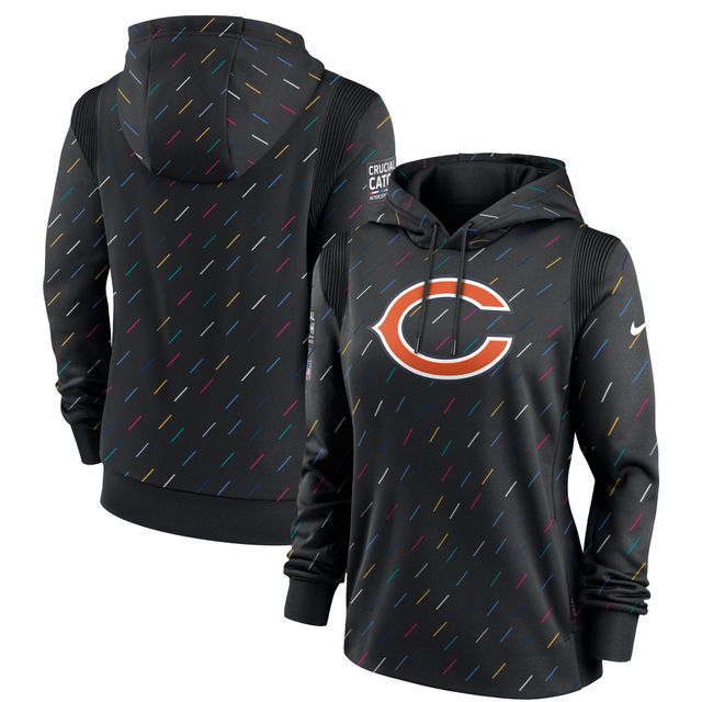 Nike anthracite Chicago Bears 2021 NFL Crucial Catch - Chandail à capuchon Therma