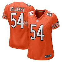 Maillot de joueur retraité Nike Brian Urlacher pour femme, orange des Chicago Bears